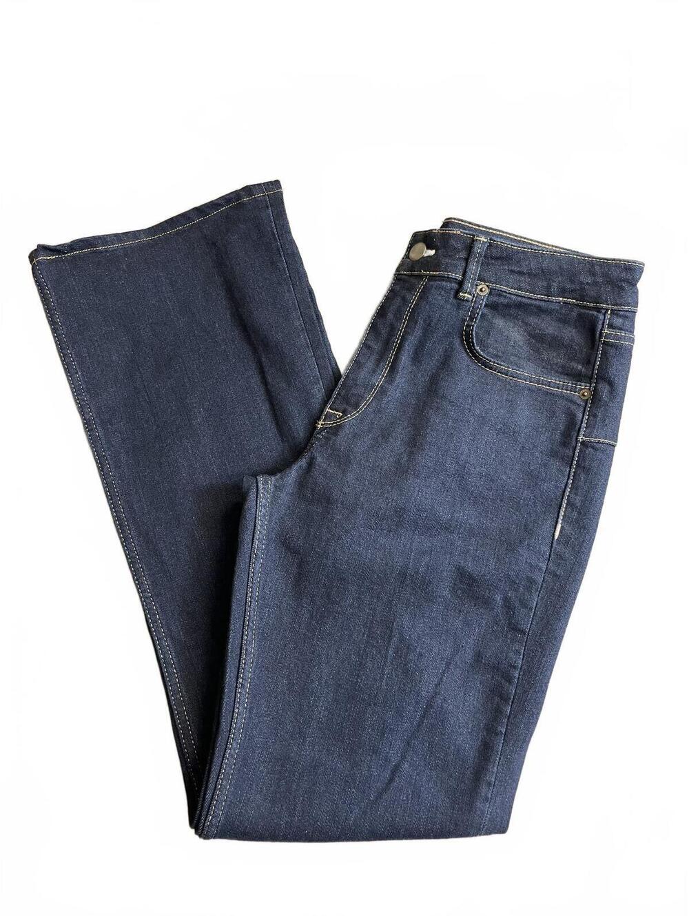 Zara dark wash bootcut denim jeans size 8 - Picture 6 of 6